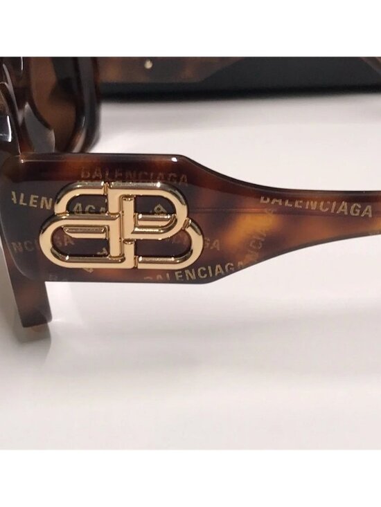 TNEW AUTHENTIC Balenciaga Tortoise Shell Sunglasses BB0069s 002 main image 2